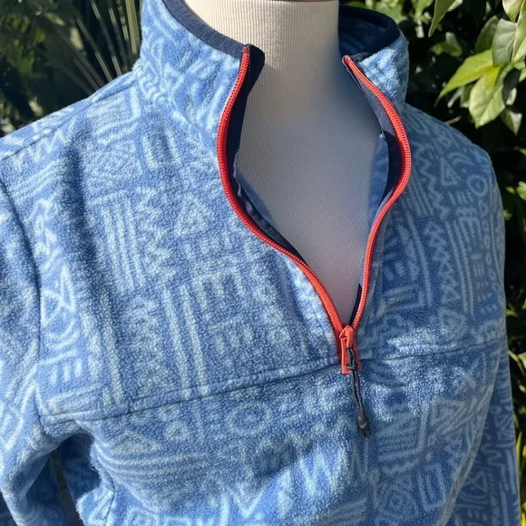Chubbies quarter zip Aztec Print size Small fleece - Picture 7 of 9